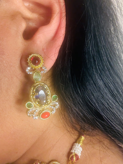 Sabyasachi inspired fusion necklace