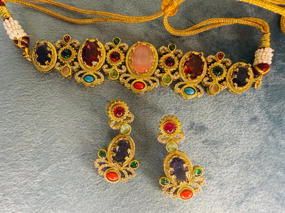 Sabyasachi inspired fusion necklace