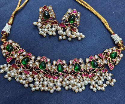Pushp- Jadau Kundan