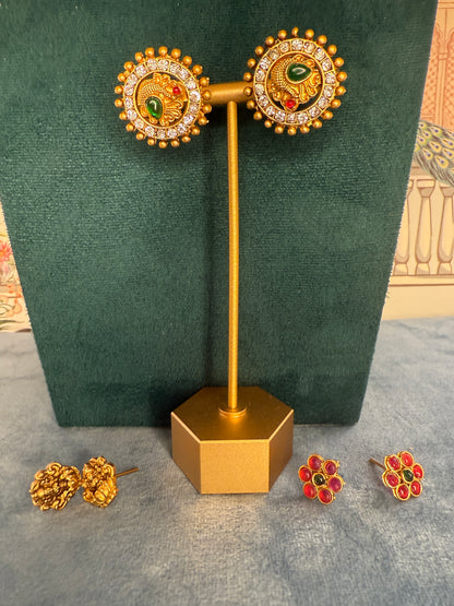 Ojaswa - Bright and beautiful changeable earrings