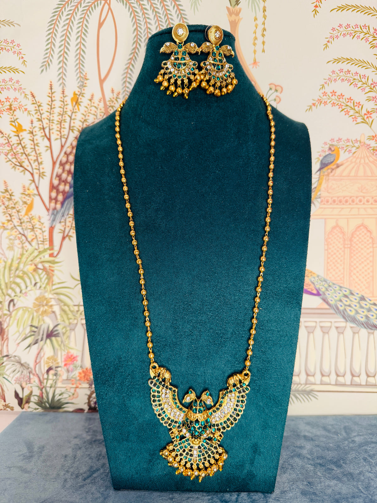 Garuda Pendant matar mala in 2 color options