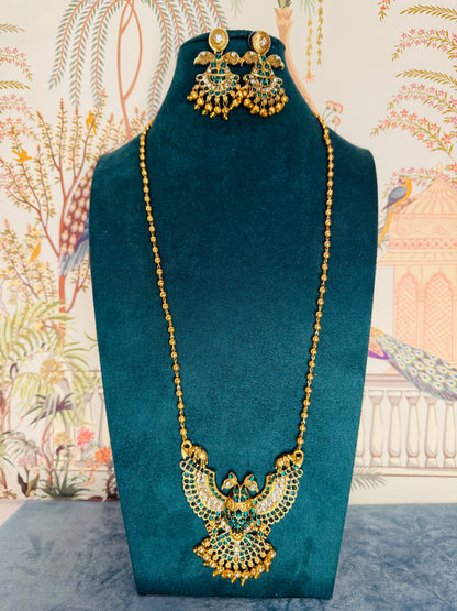 Garuda Pendant matar mala in 2 color options