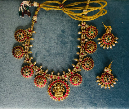 Traditional bottumala Jadau look- long and short option