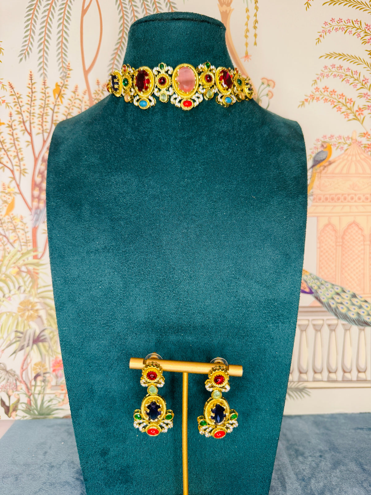 Sabyasachi inspired fusion necklace