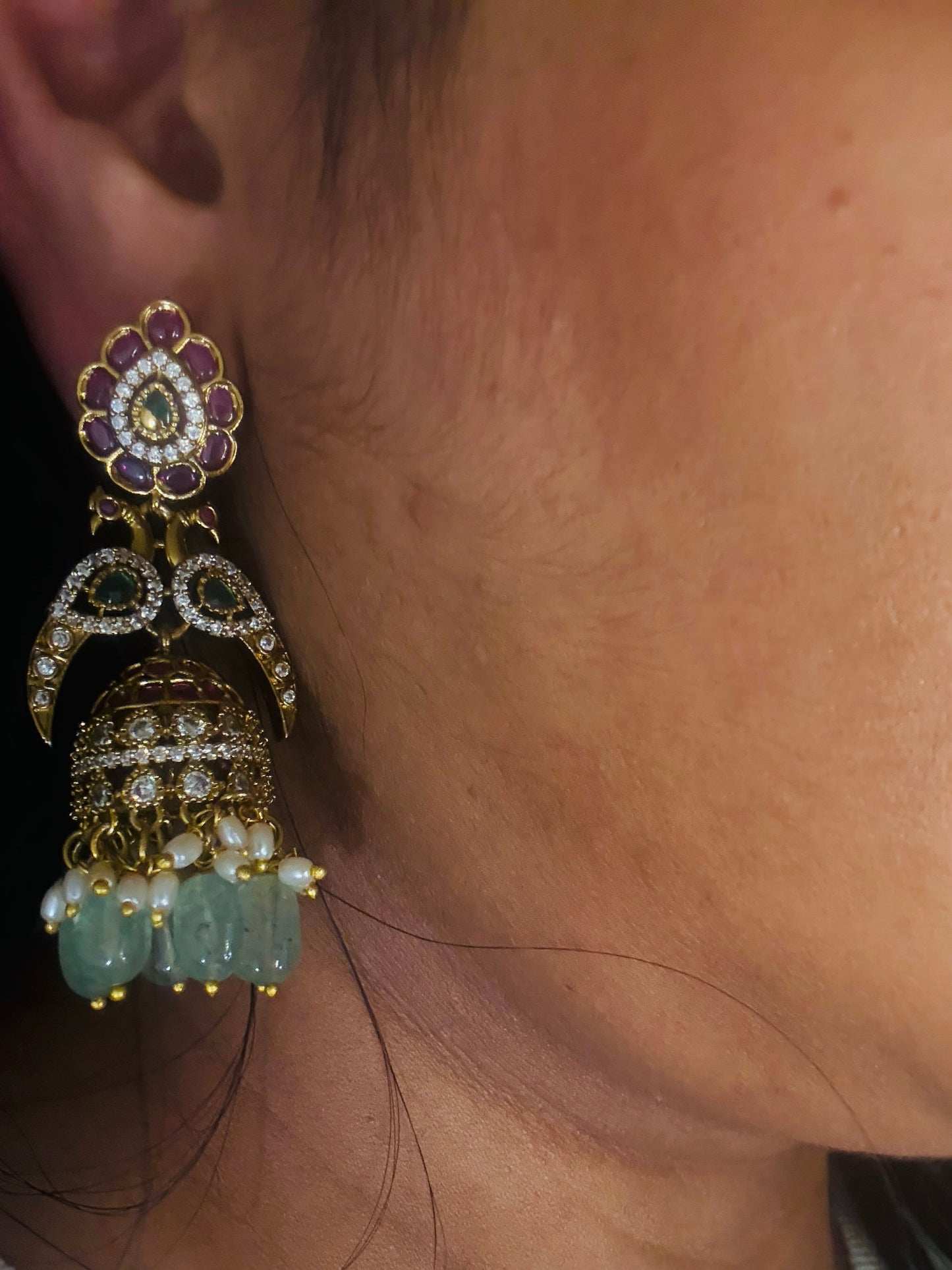 Kavya- Bird Jhumka