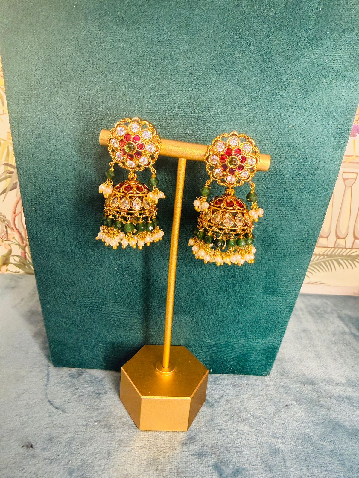 Kemp petite jhumkas