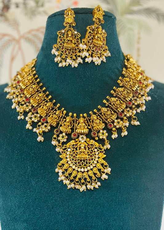 Aabha- Temple Nakshi jewellery Lakshmi- RESTOCKED