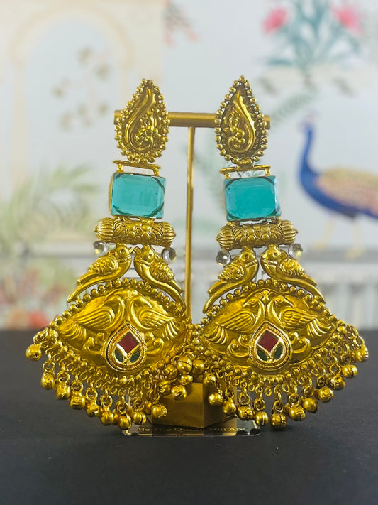 Golden replica chand bali