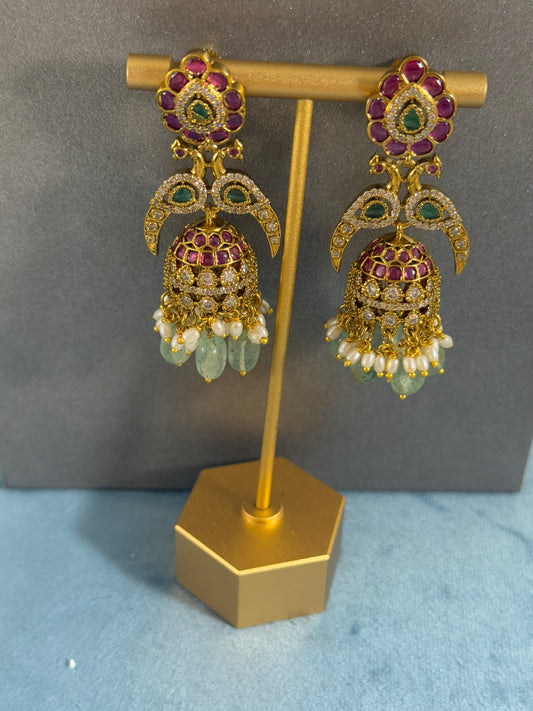 Kavya- Bird Jhumka