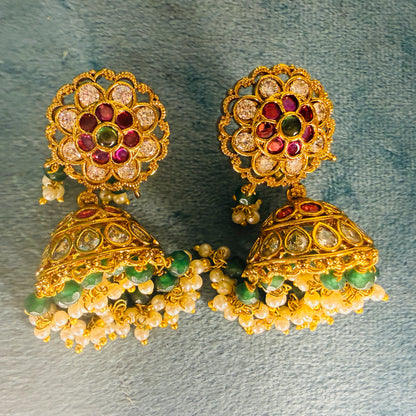 Kemp petite jhumkas