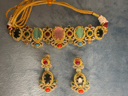 Sabyasachi inspired fusion necklace