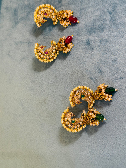 Chand- mini jhumkas