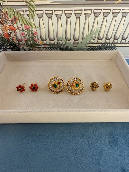 Ojaswa - Bright and beautiful changeable earrings