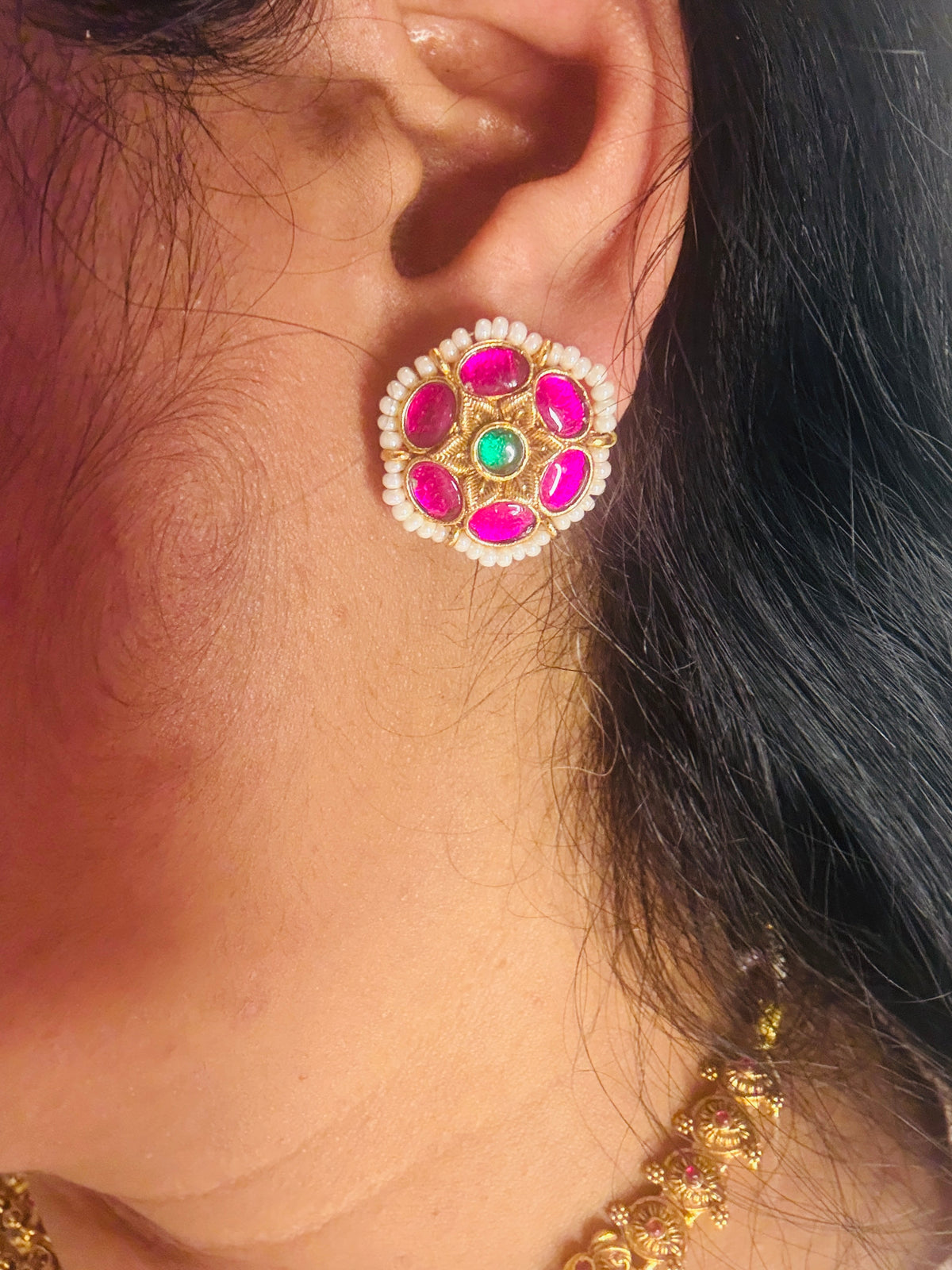 Delicate Indian look necklace