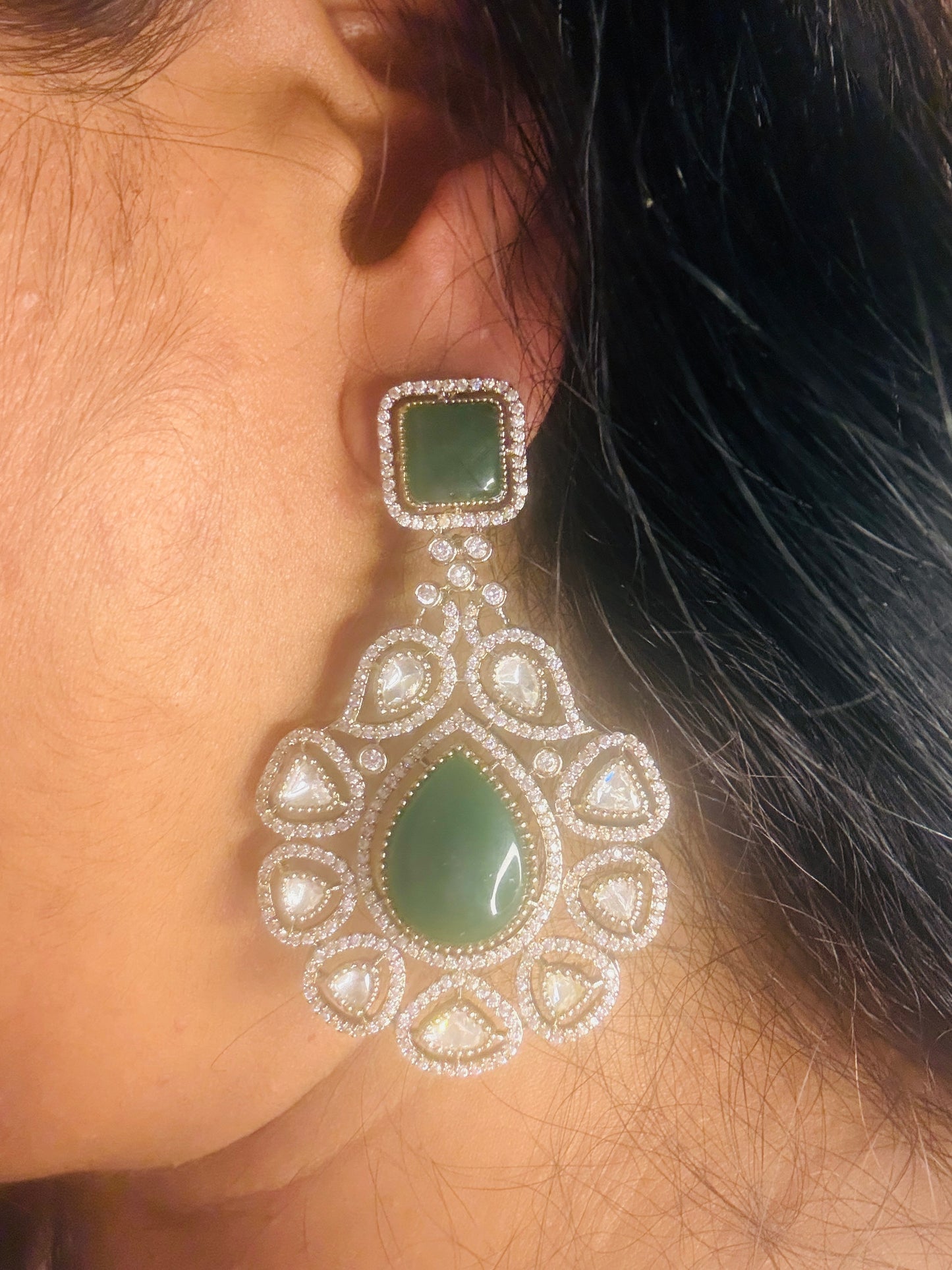 Aabha earrings big size