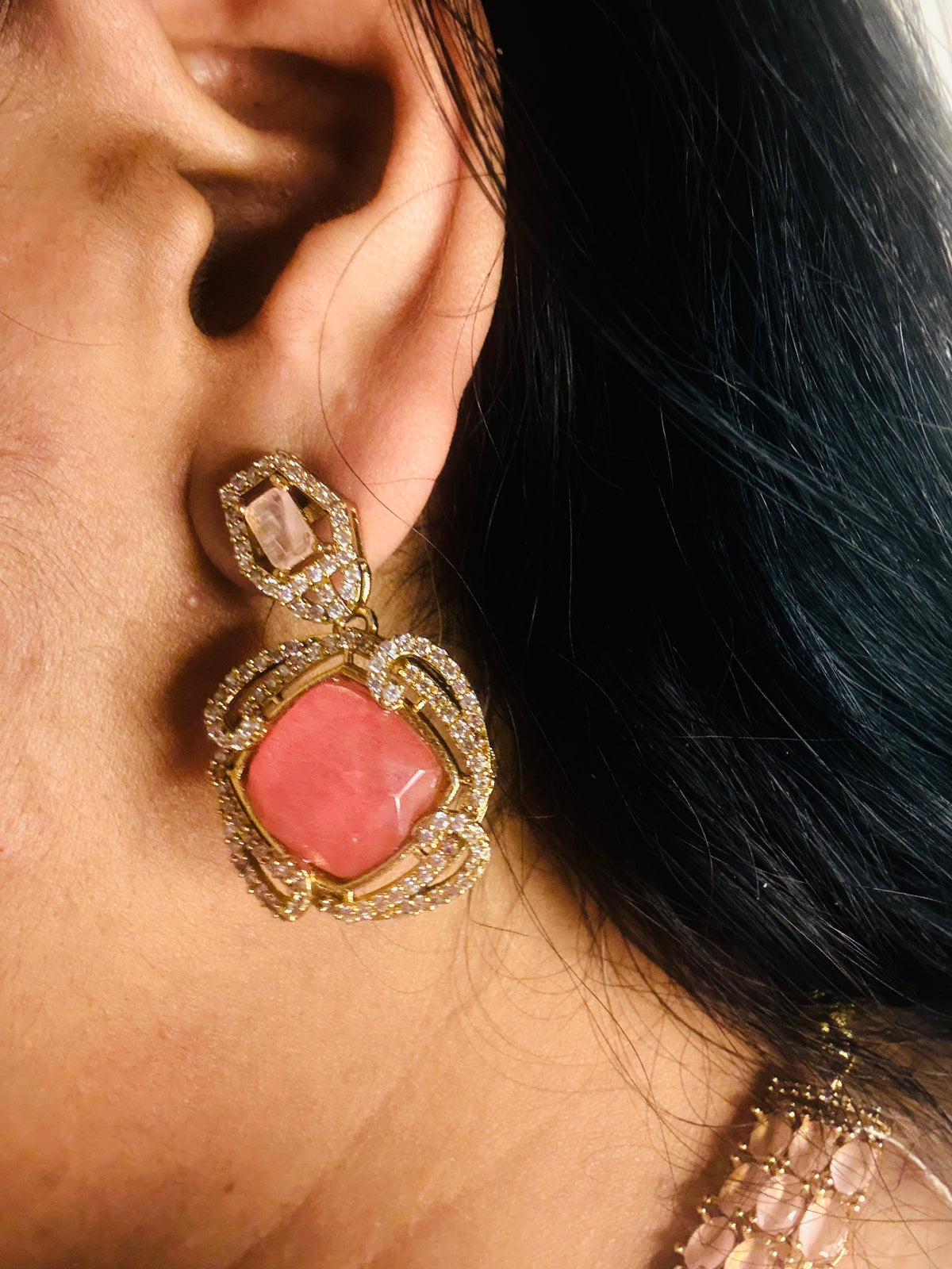 Aadya- pink kundan