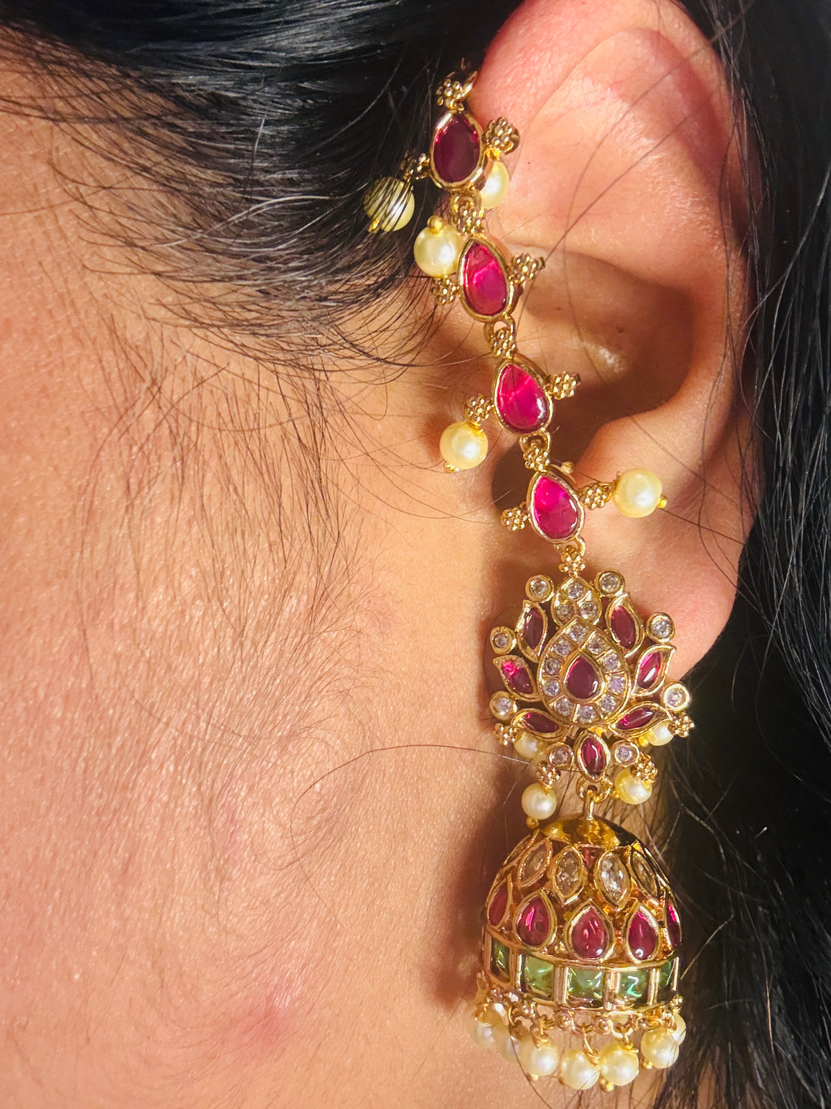 Kamala heavy earchain