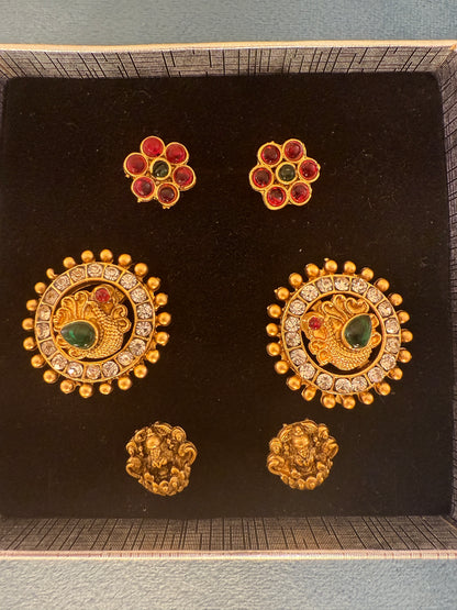 Ojaswa - Bright and beautiful changeable earrings