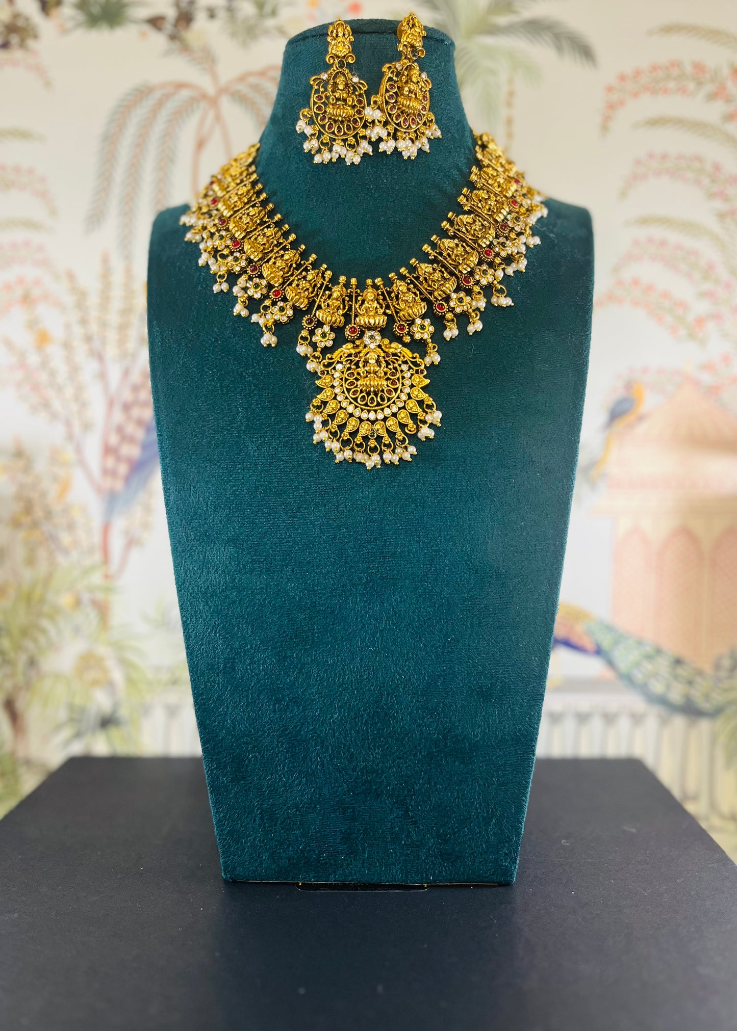 Aabha- Temple Nakshi jewellery Lakshmi- RESTOCKED