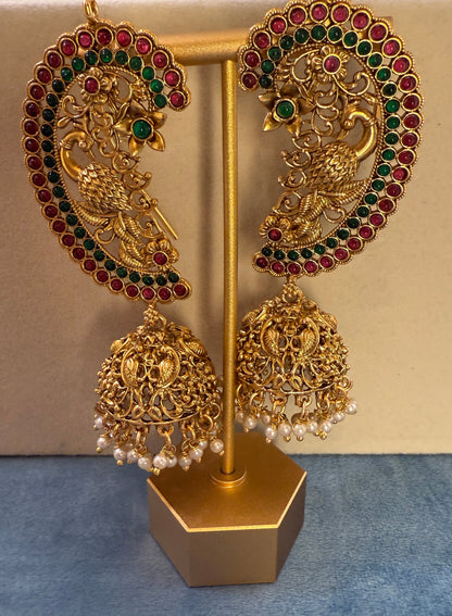 Kari- Earcuffs green red