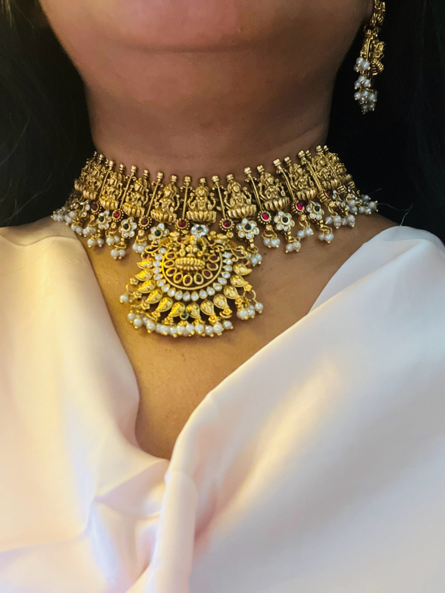 Aabha- Temple Nakshi jewellery Lakshmi- RESTOCKED