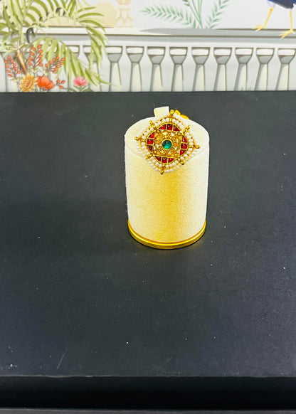 Aabha Jadau kundan rings