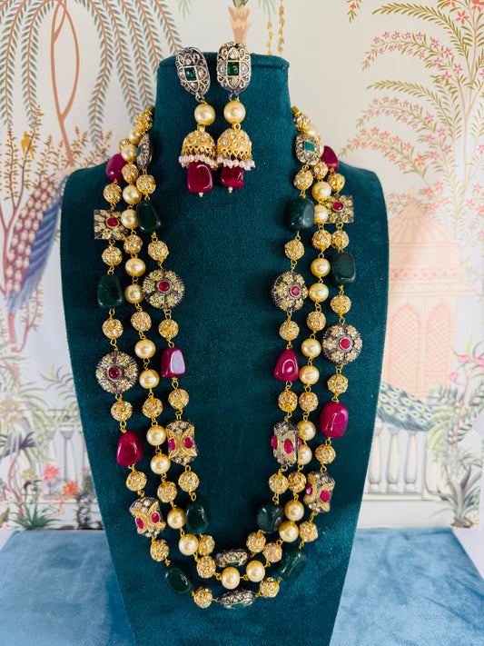 3 layer beads mala