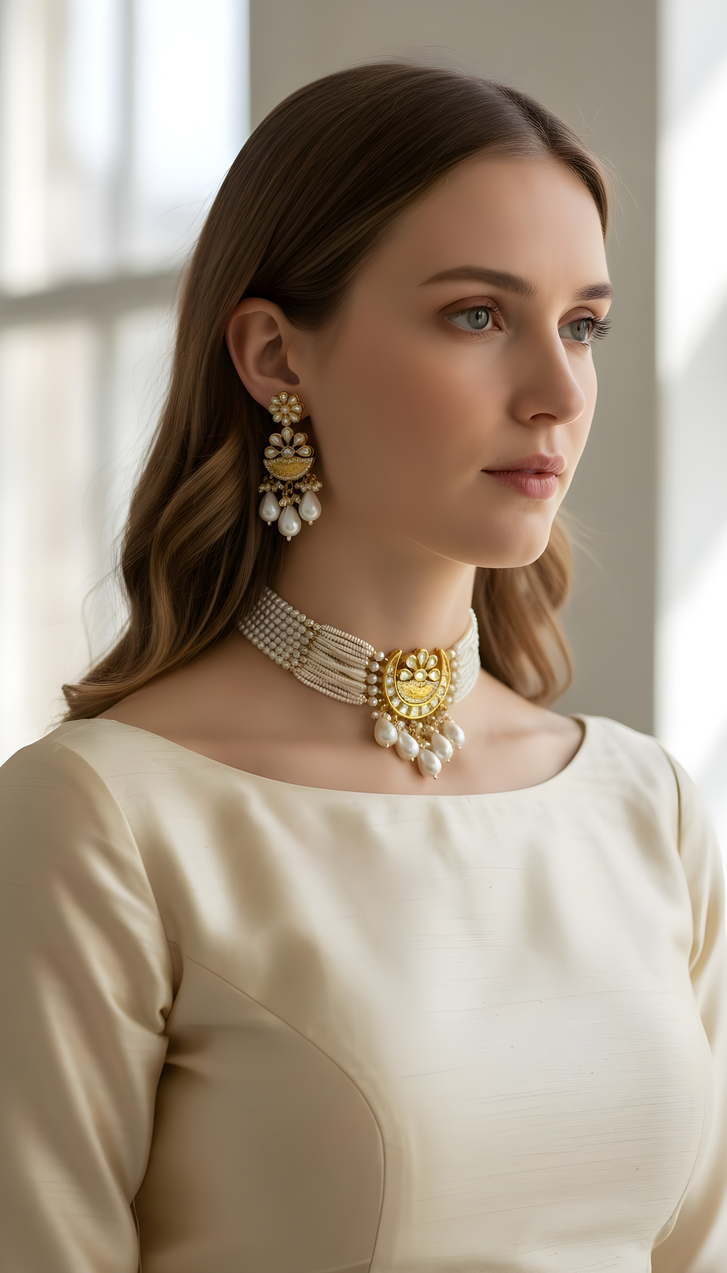 Kundan pearl
