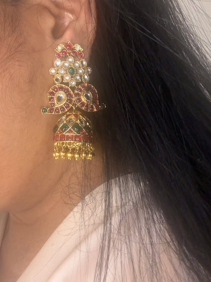 Mango look earrings